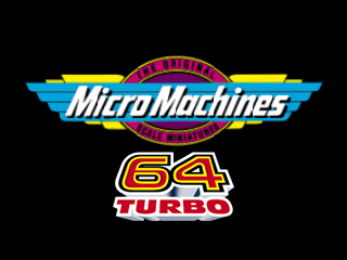 Micro Machines 64 Turbo (USA) Title Screen